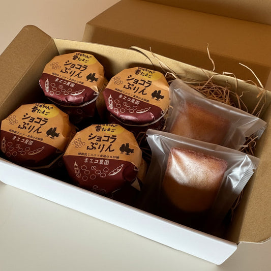 【期間限定】チョコプリンとチョコフィナンシェのセット