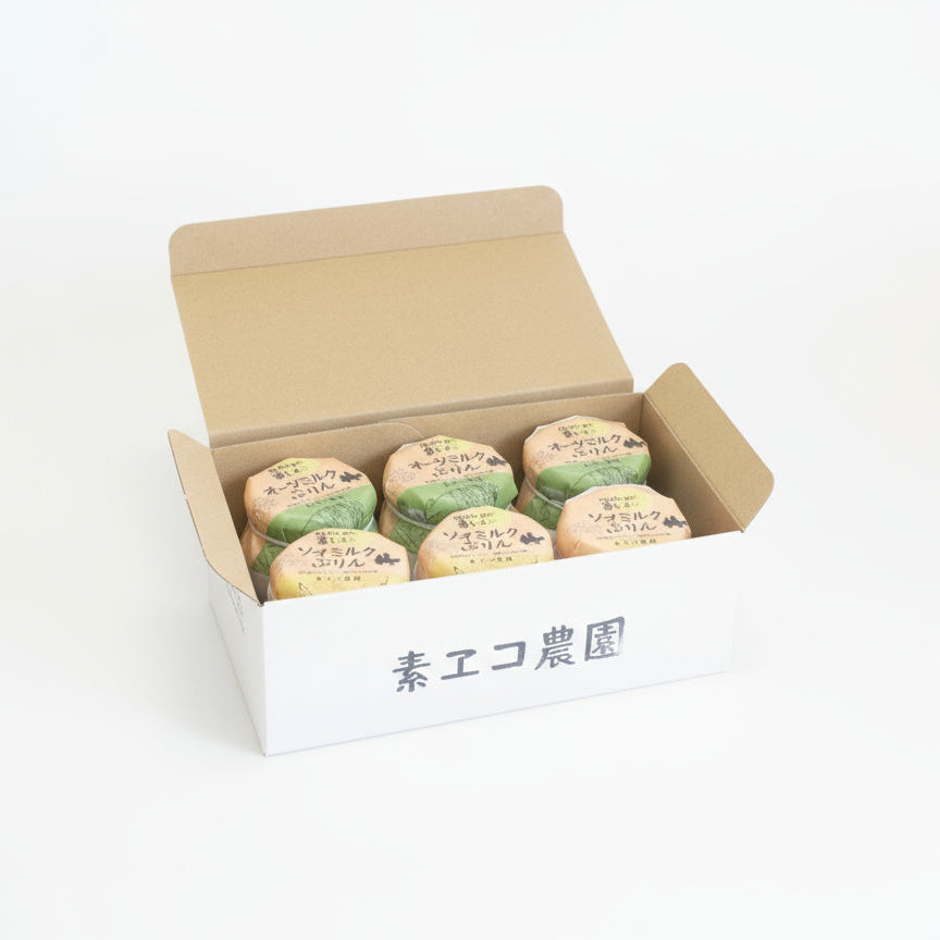 オーツミルクプリン・ソイミルクプリン6個セット